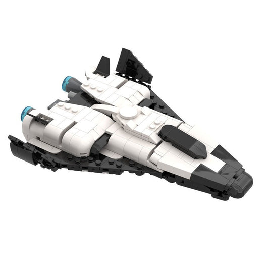 Futuristic Shuttle CF2 MOC Building Kit | LEGO-Compatible MOC - 1