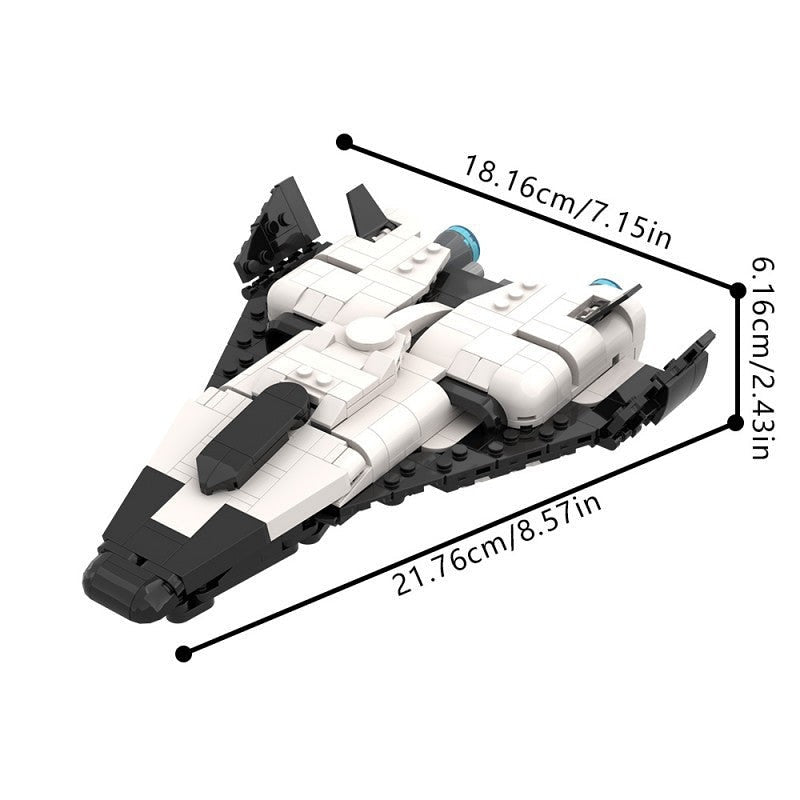 Futuristic Shuttle CF2 Spacecraft MOC Building Kit - 4