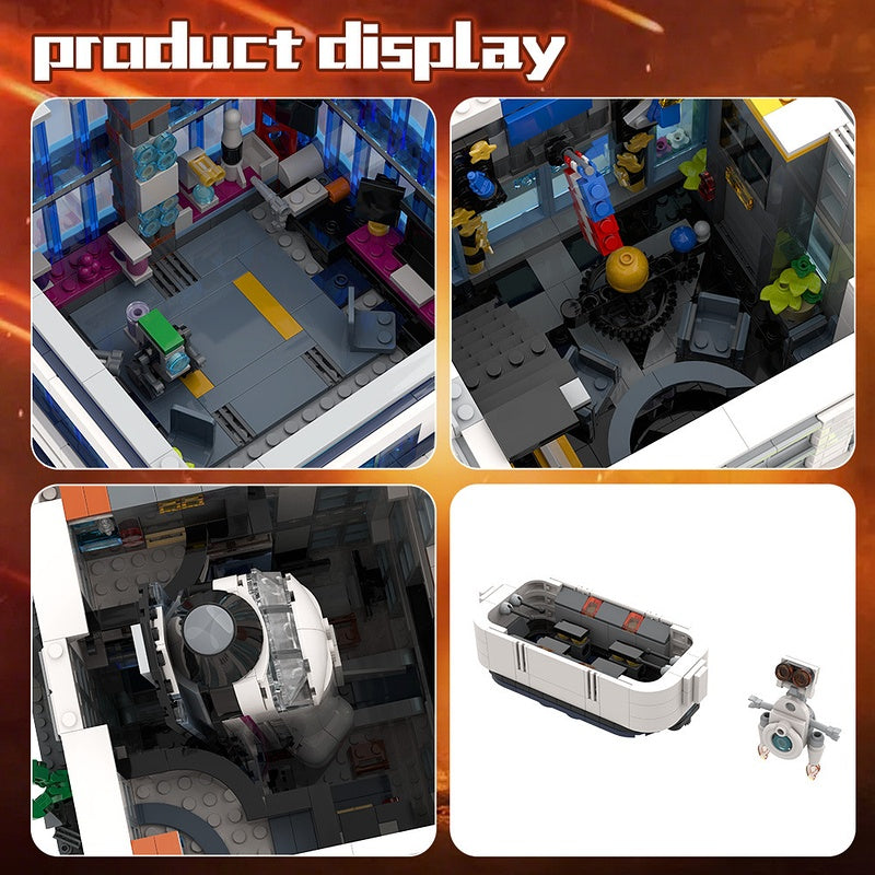 Futuristic Space Research Tower Modular MOC Building Kit - 5