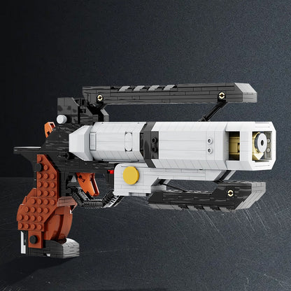 Futuristic Space Revolver Building Kit | LEGO-Compatible MOC - 1