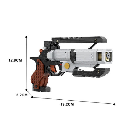Futuristic Space Revolver Building Kit | LEGO-Compatible MOC - 4
