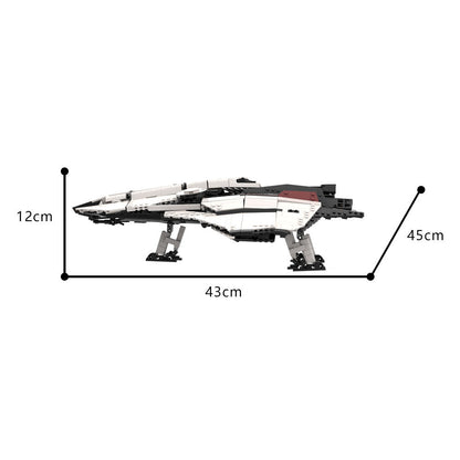 Futuristic Spacefighter Crusader Mercury MOC Building Kit | LEGO-Compatible MOC - 4