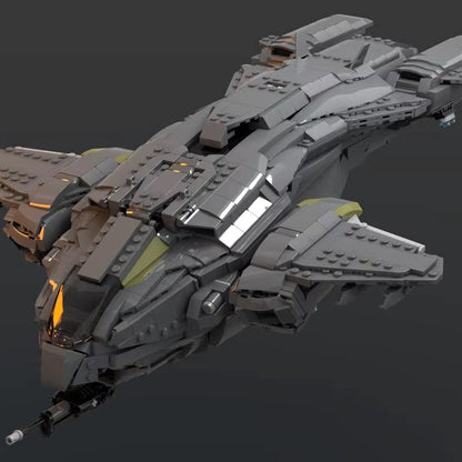 Futuristic Tactical Dropship MOC Building Kit | Sci-Fi Transport - 2