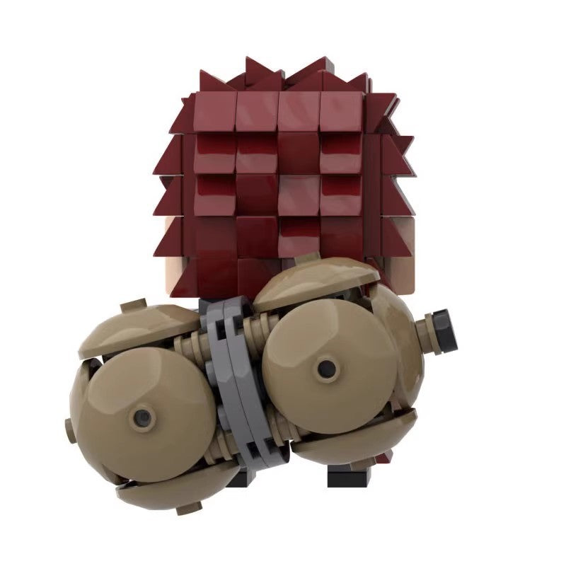 gaara brickheadz building set | naruto moc | lego-compatible - 3