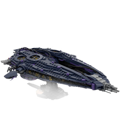 Galactic Bio-Organic Hive Capital Ship Building Kit | Midi Scale | LEGO-Compatible MOC - 1