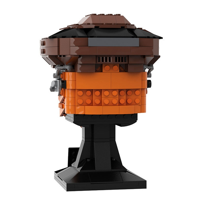 Galactic Bounty Hunter Disguise Helmet Building Kit | LEGO-Compatible MOC - 3