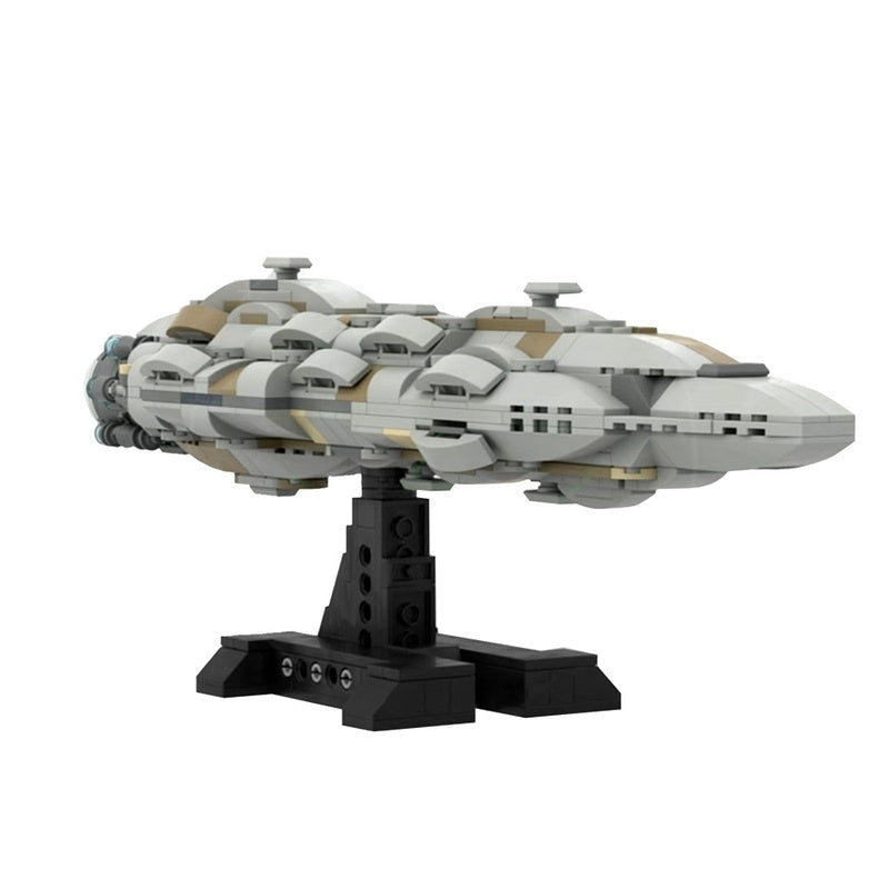 Galactic Command Capital Ship  Building Kit | 1:4000 Scale | LEGO-Compatible MOC - 3