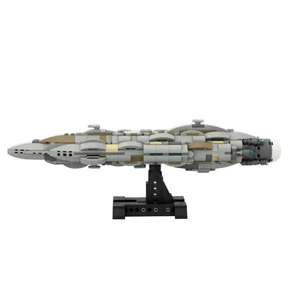 Galactic Command Capital Ship  Building Kit | 1:4000 Scale | LEGO-Compatible MOC - 5