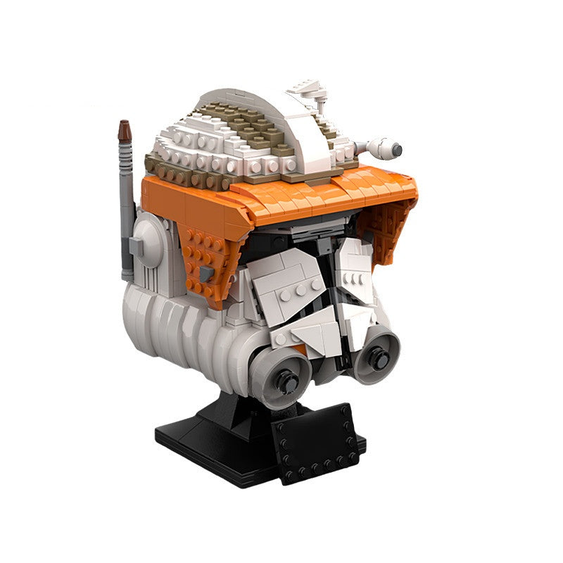 Galactic Commander Display Helmet Building Kit | LEGO-Compatible MOC - 4