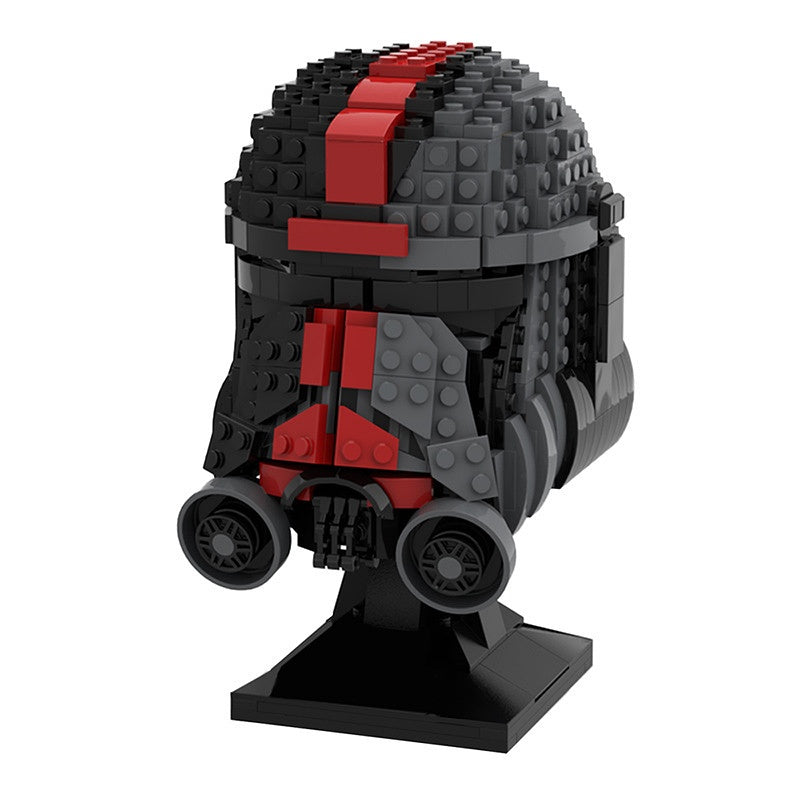 Galactic Commando Helmet Building Kit | LEGO-Compatible MOC - 3