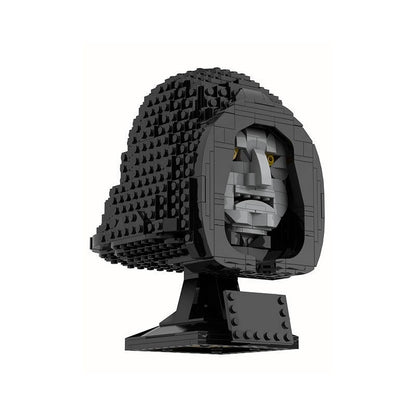 Galactic Dark Commander Bust MOC Building Kit Sci-Fi Display Model - 2