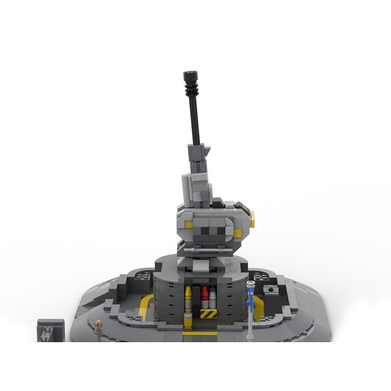 Galactic Defense Artillery MOC Building Kit - Sci-Fi Military Cannon Model - 2