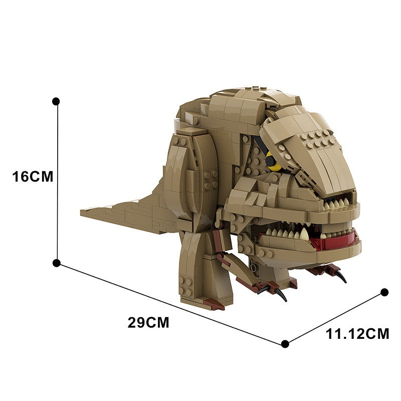 Galactic Desert Bipedal Beast Building Kit | LEGO-Compatible MOC - 4