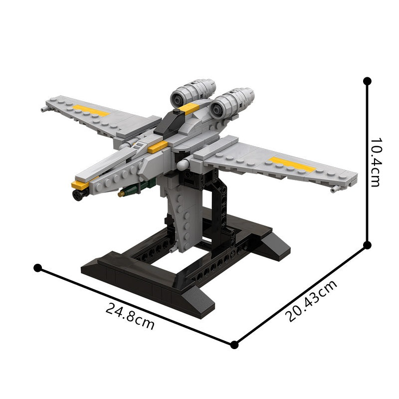 Galactic Drop Infantry Fighter Building Kit | 1:72 Scale | LEGO-Compatible MOC - 1