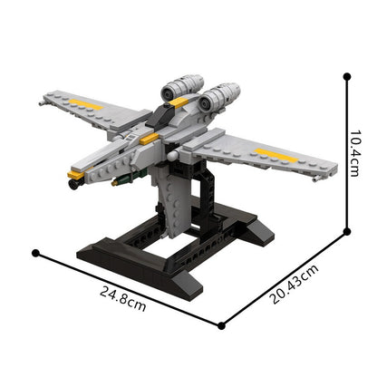 Galactic Drop Infantry Fighter Building Kit | 1:72 Scale | LEGO-Compatible MOC - 1