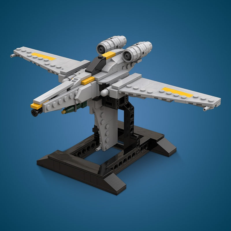 Galactic Drop Infantry Fighter Building Kit | 1:72 Scale | LEGO-Compatible MOC - 3