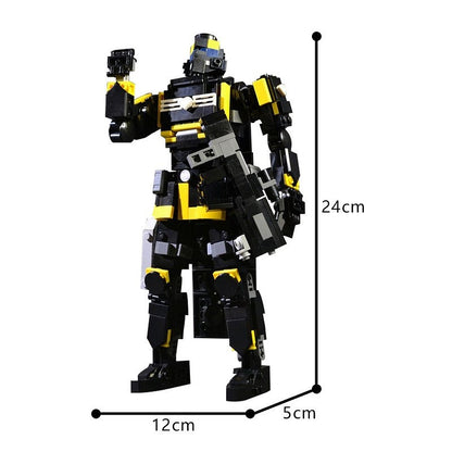 Galactic Drop Trooper B-01 MOC Tactical Armor Figure Building Kit - 3