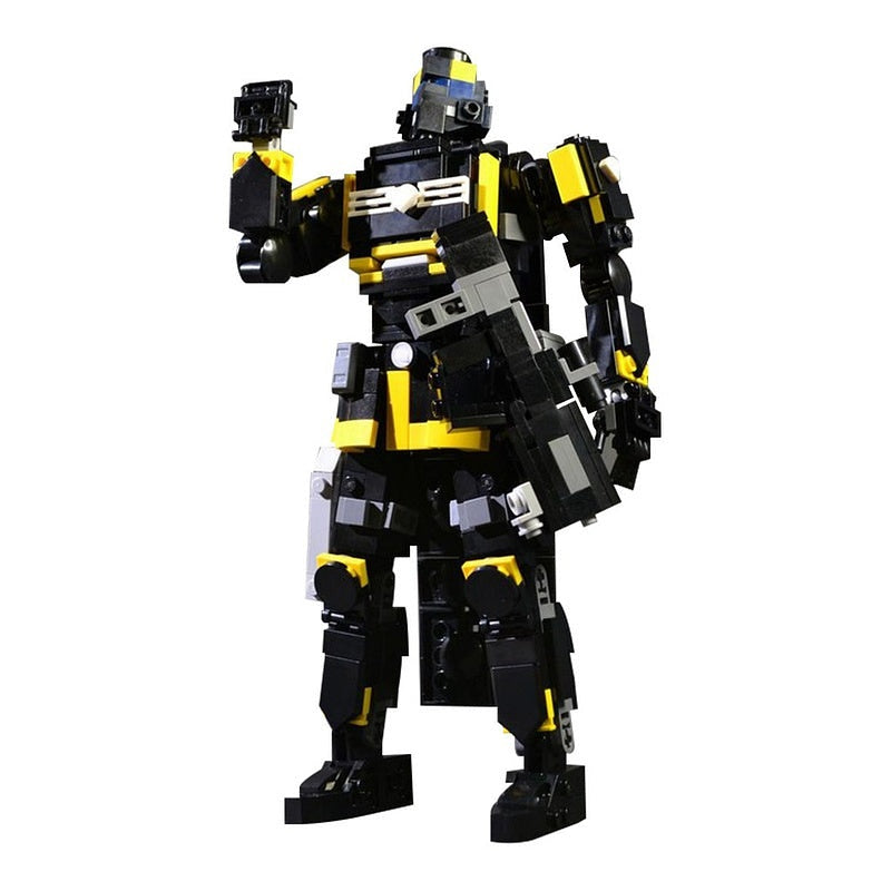 Galactic Drop Trooper B-01 MOC Tactical Armor Figure Building Kit - 4