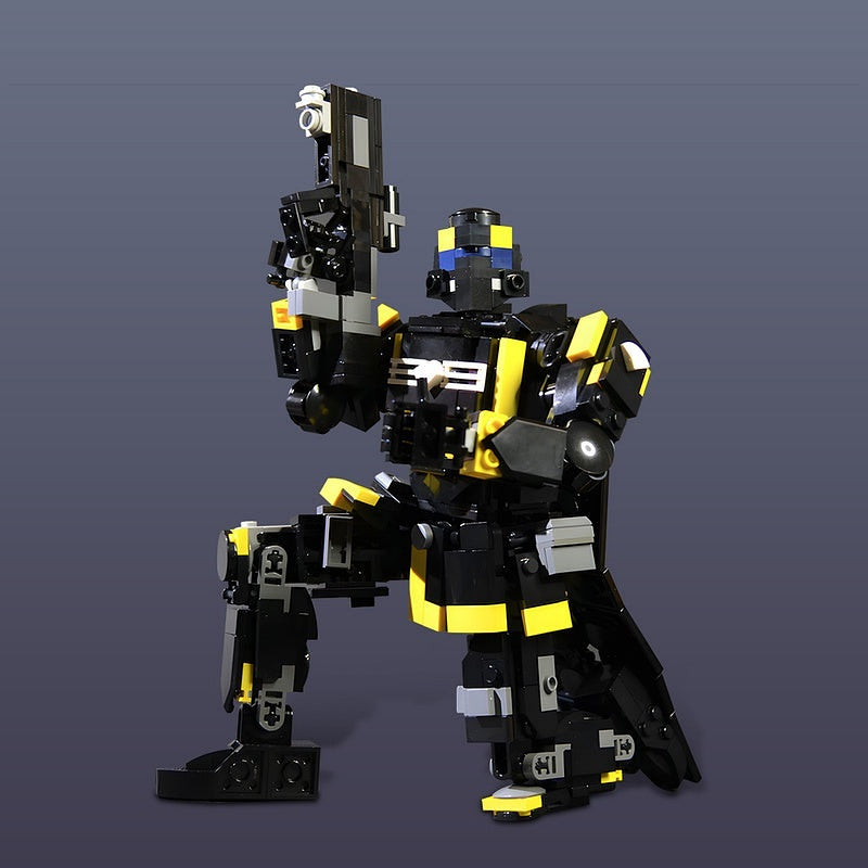 Galactic Drop Trooper B-01 MOC Tactical Armor Figure Building Kit - 5
