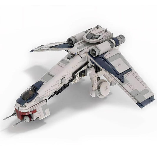 Galactic Dropship Troop Transporter Building Kit | LEGO-Compatible MOC - 1
