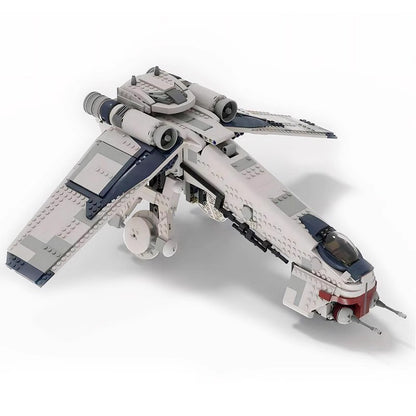 Galactic Dropship Troop Transporter Building Kit | LEGO-Compatible MOC - 2