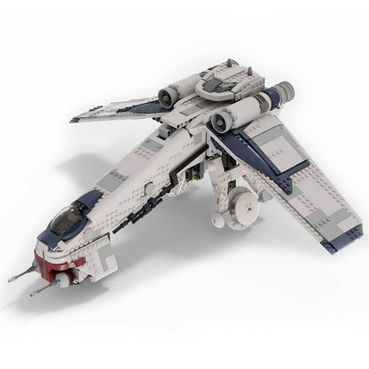 Galactic Dropship Troop Transporter Building Kit | LEGO-Compatible MOC - 4