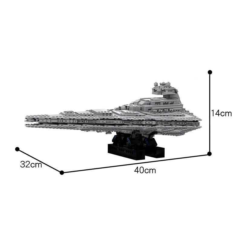 Galactic Empire Capital Ship Building Kit | LEGO-Compatible MOC - 1
