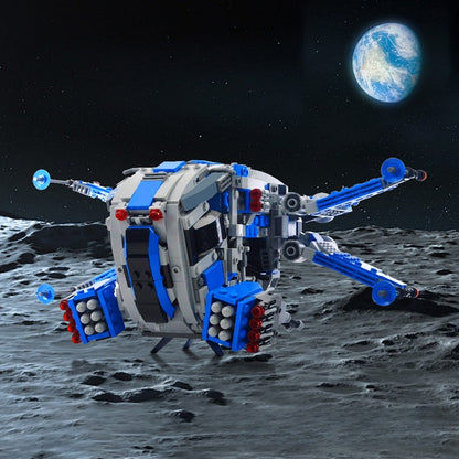 Galactic Fighter Dropship Building Kit | LEGO-Compatible MOC - 2