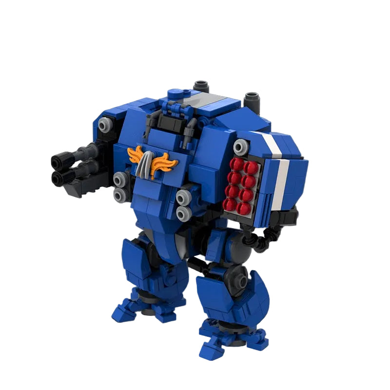 Galactic Grimdark Heavy Missile Walker Mecha Building Kit | LEGO-Compatible MOC - 1
