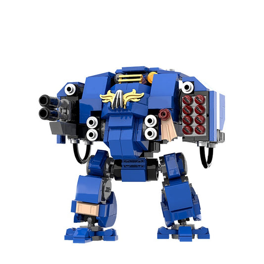 Galactic Grimdark Heavy Missile Walker Mecha Building Kit | LEGO-Compatible MOC - 3