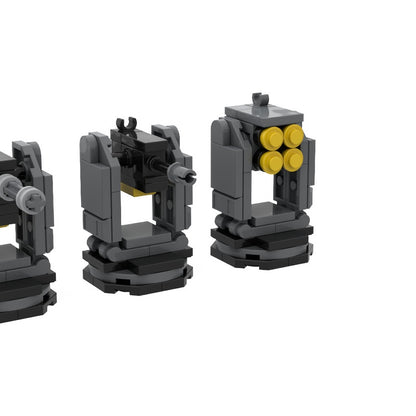 Galactic Helldiver Sentry Turret Building Kit | LEGO-Compatible MOC - 3