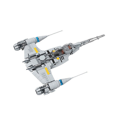 Galactic Hot Rod Fighter MOC Starfighter Building Kit | Sci-Fi Spacecraft - 1