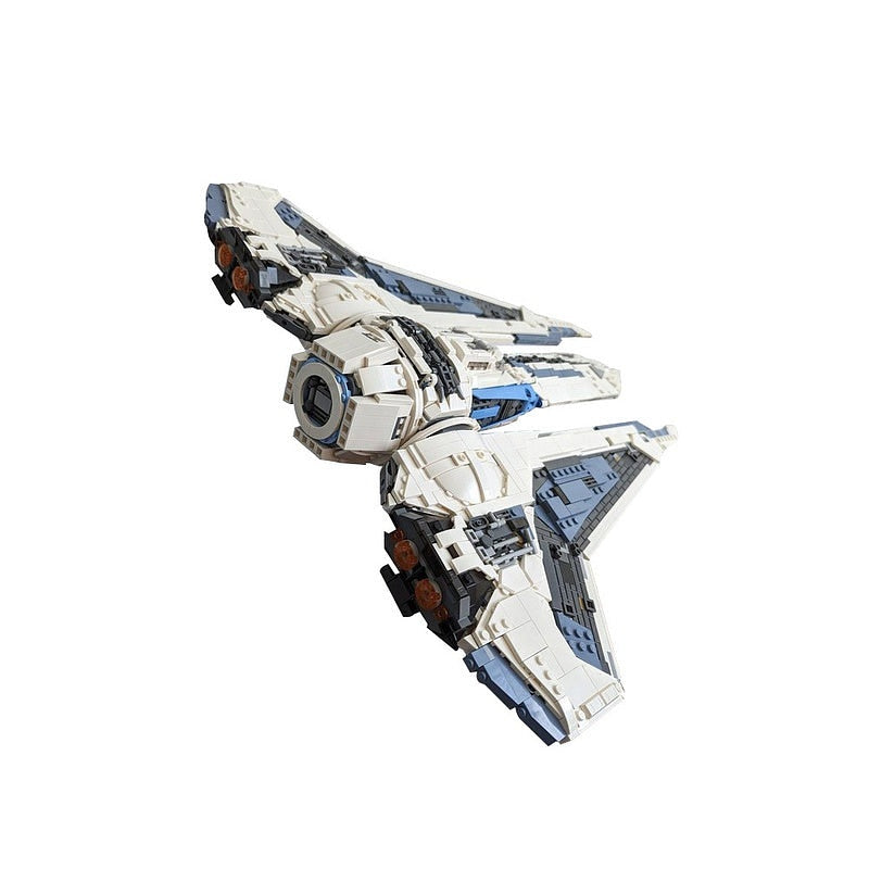Galactic Hunter Gauntlet Fighter MOC Space Transport Building Kit - 2