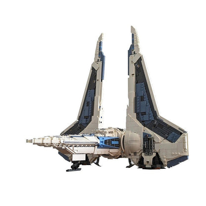 Galactic Hunter Gauntlet Fighter MOC Space Transport Building Kit - 3