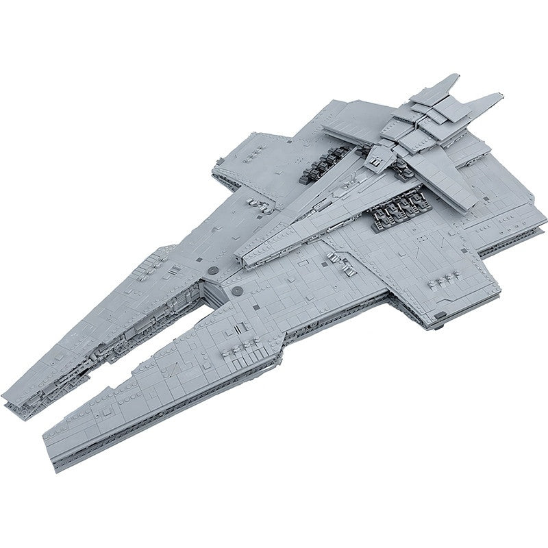 Galactic Imperial Dreadnought Capital Ship Building Kit | LEGO-Compatible MOC - 3