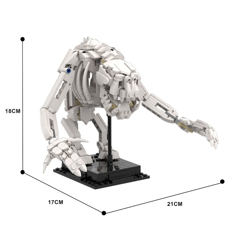 Galactic Monster Skeleton Building Kit | LEGO-Compatible MOC - 4