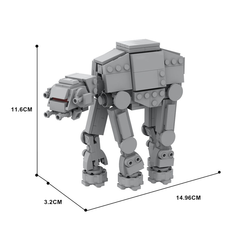 Galactic Quadruped Walker Building Kit | 3-Stud Scale LEGO-Compatible MOC - 4
