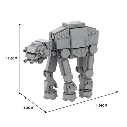 Galactic Quadruped Walker Building Kit | 3-Stud Scale LEGO-Compatible MOC - 4