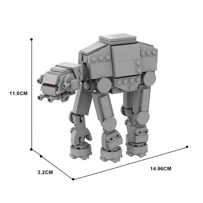Galactic Quadruped Walker MOC Building Kit | Sci-Fi Mecha Model - 4
