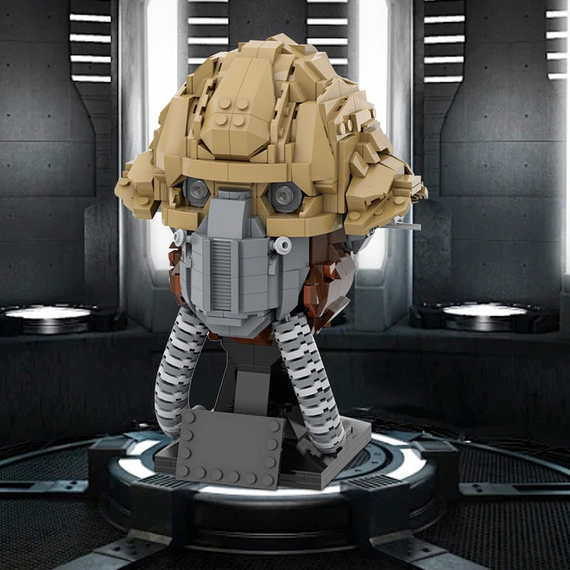 Galactic Rebel Fighter Helmet Building Kit | LEGO-Compatible MOC - 3