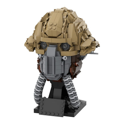 Galactic Rebel Fighter Helmet Building Kit | LEGO-Compatible MOC - 6