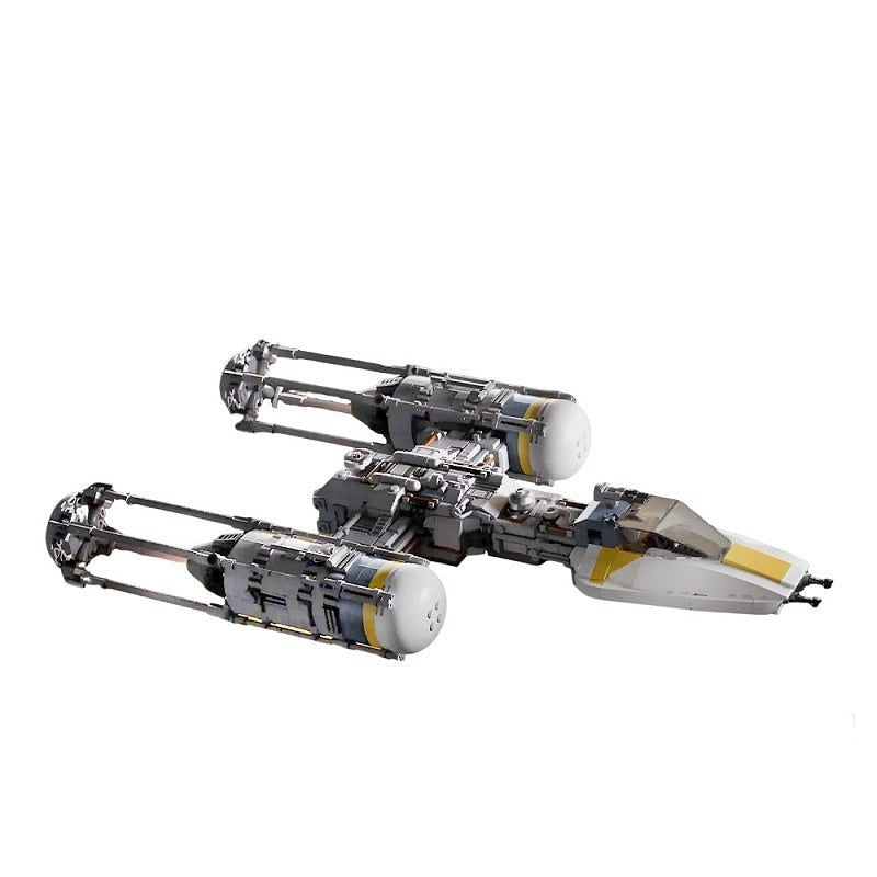 Galactic Rebel Starfighter Bomber MOC Building Kit | Sci-Fi Spacecraft - 3