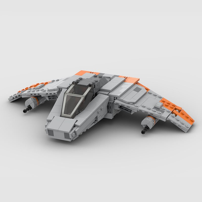 Galactic Resistance Starfighter Building Kit | LEGO-Compatible MOC - 5