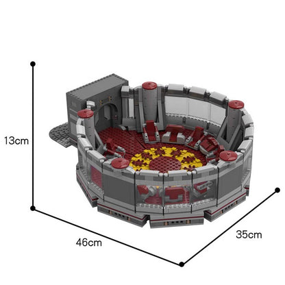 Galactic Sci-Fi High Council Chamber Building Kit | LEGO-Compatible MOC - 2
