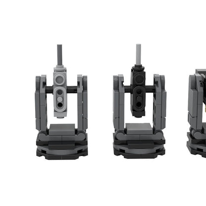 Galactic Sci-Fi Sentry Turret MOC | Custom Futuristic Artillery Building Kit - 4