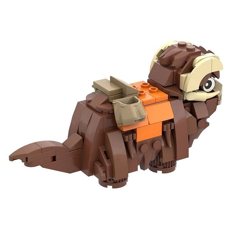 Galactic Shaggy Horned Desert Beast MOC Building Kit | Alien Creature Model - 2