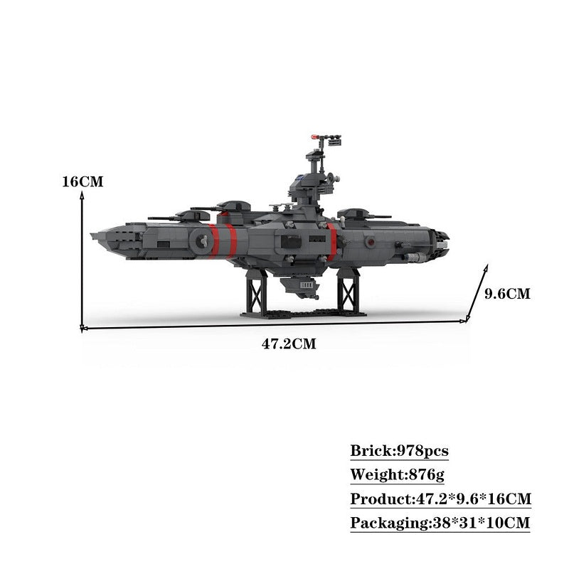 Galactic Space Cruiser MOC Spaceship Building Kit - 2
