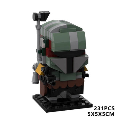 Galactic Space Hero BrickHeadz Building Kit | LEGO-Compatible MOC - 2