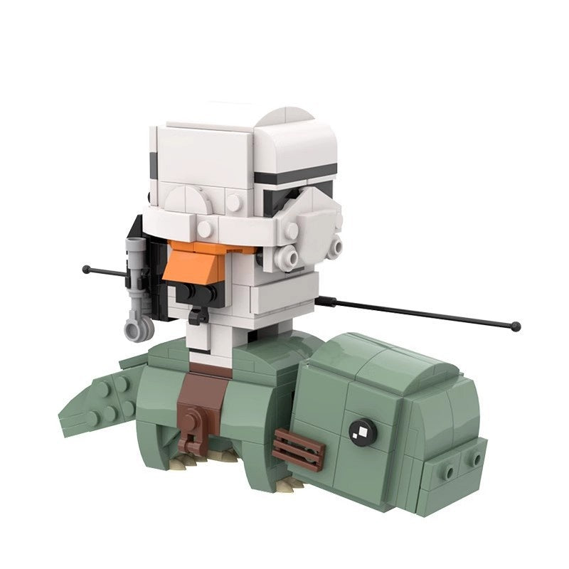 Galactic Space Hero BrickHeadz Building Kit | LEGO-Compatible MOC - 3