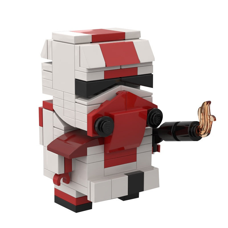 Galactic Space Hero BrickHeadz Building Kit | LEGO-Compatible MOC - 5
